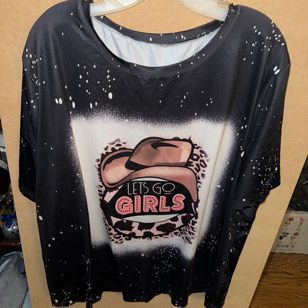 Let’s Go Girls Black Soft Shirt